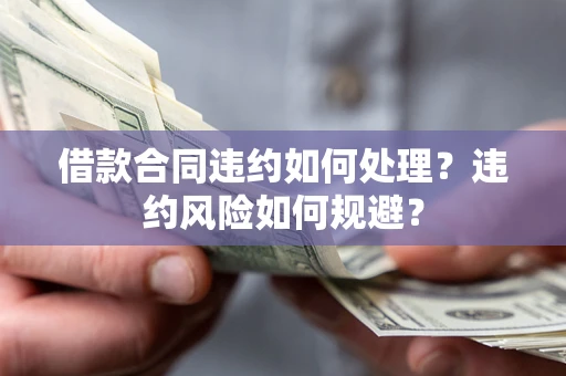 济南借款合同违约如何处理？违约风险如何规避？