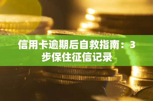 济南信用卡逾期后自救指南：3步保住征信记录