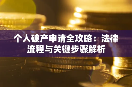济南个人破产申请全攻略：法律流程与关键步骤解析