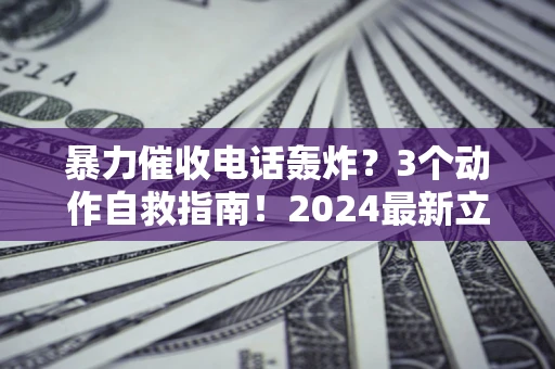 济南暴力催收电话轰炸？3个动作自救指南！2024最新立案标准全解析